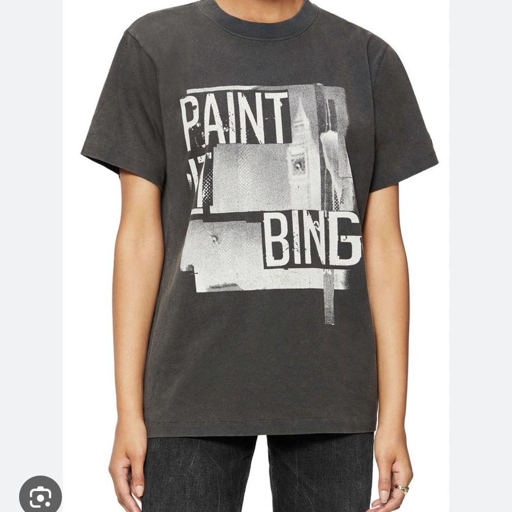 Anine Bing Georgie paint it Bing tee
